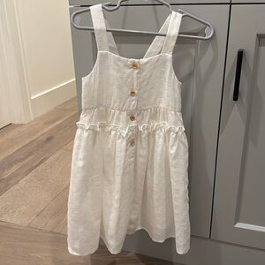 Vignette White tiered sun dress NWT